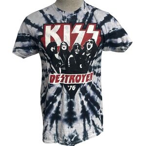 KISS Destroyer '76 Tie-Dye T-Shirt Men's Medium